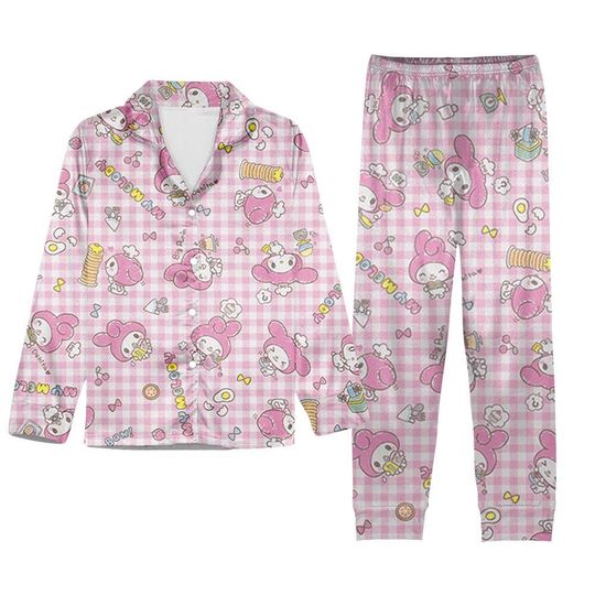 Discover My Melody Matching Holiday Sleepwear - Kawaii Cartoon Outfit