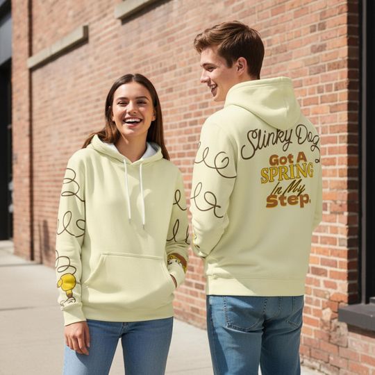 Discover Disney Pixar Slinky Dog Hoodie, Toy Story 30Th Anniversary Pullover, Got A Spring In My Step Hoodie, Cute Dog Lover Gift, Pixar Fan Gift