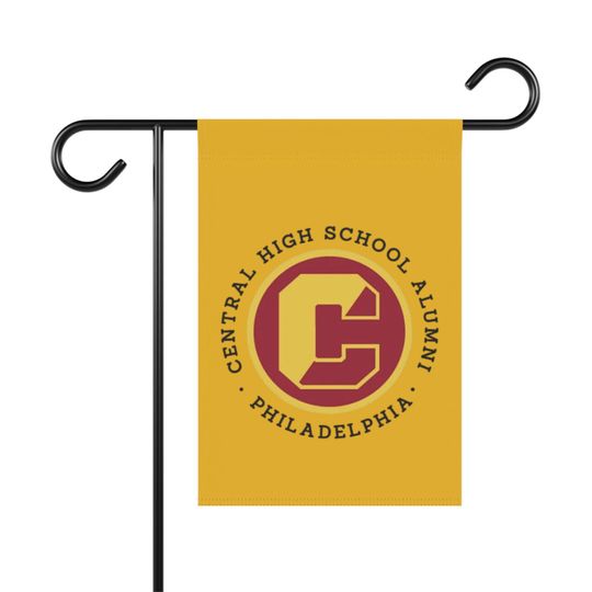 Central High School Philadelphia Garden Flag, Home Decor, Yard Flag, Graduation Celebration, School Spirit Decoration