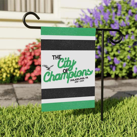Discover Philadelphia Eagles Garden Flag: City of Champions Outdoor Decor, Eagles Christmas Gift, Philly Pride Flag, Sundays Are For the Birds Flag