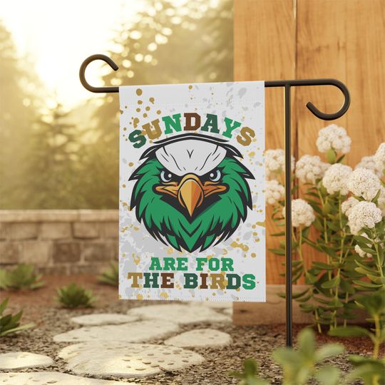 Discover House Flag, Philadelphia Eagles Yard Banner, Fly High Eagles Garden Flag, football Team Fan Decor, Football Season Outdoor Sign, Sports Themed