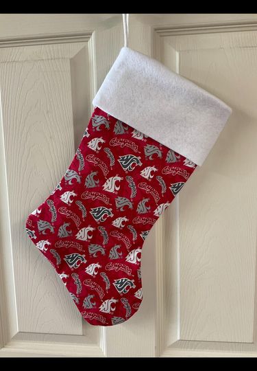 Discover Washington Cougars Christmas Stocking