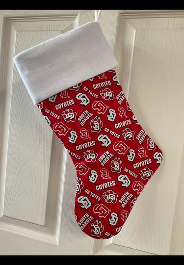 South Dakota Coyotes Christmas Stocking