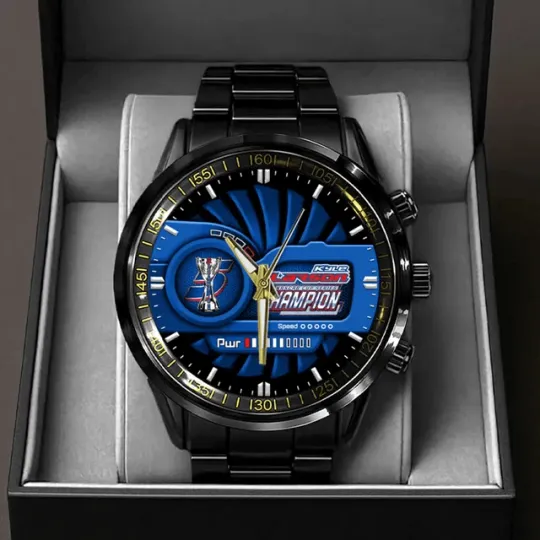 Discover Race Car Inspired Stainless Steel Watch – 2025 Cup Series Champion Style