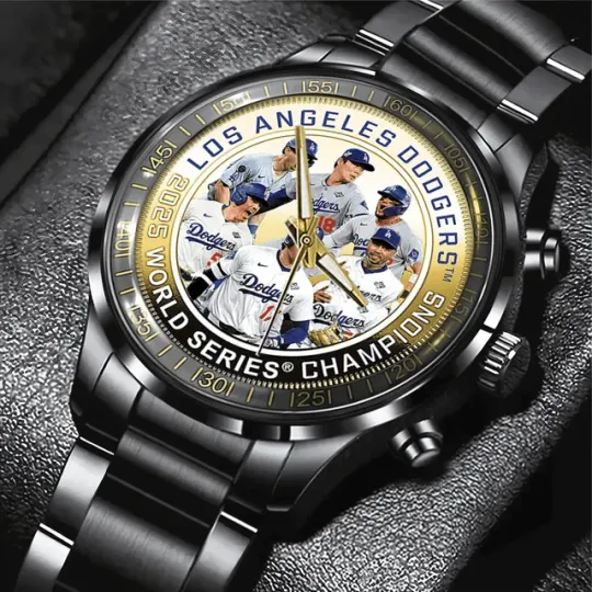 Los Angeles Dodgers World Series 2025 Stainless Steel Watch