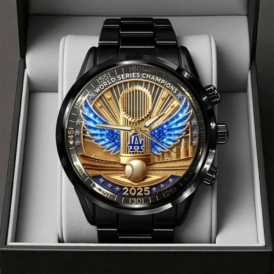 Discover Baseball Team Inspired Stainless Steel Watch – 2025 Championship Style