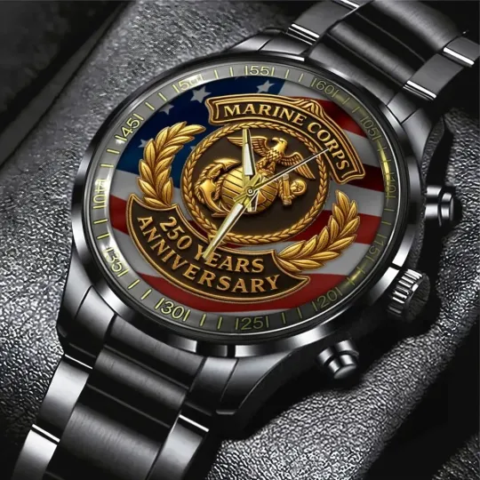 Discover Men’s Military Style Black Stainless Steel Watch – Tactical Inspired Design