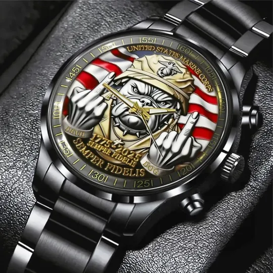 Discover Men’s Tactical Inspired Black Stainless Steel Watch – Military Style Gift
