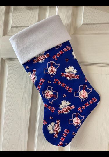 Texas Rangers  Christmas Stocking