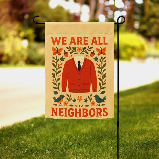 Discover Inclusivity Garden Flag, Welcome Neighborhood Yard Flag, Community Flag Gift, Inclusive Welcome Sign Flag, Small Welcome Flag