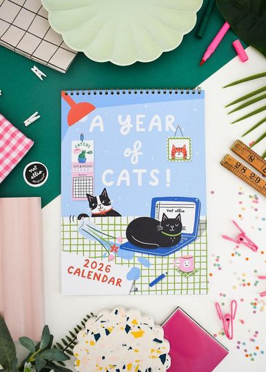 Discover 2026 Calendar  A Year Of Cats