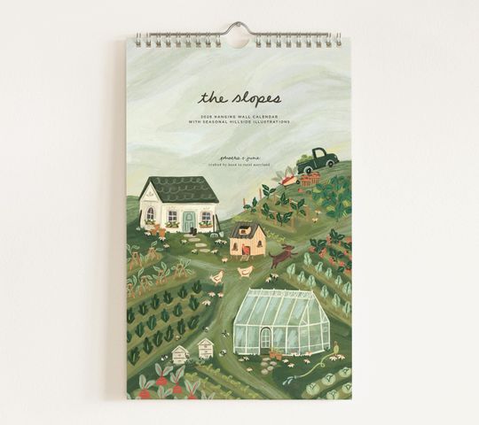 Discover 2026 Slopes Monthly Wall Calendar