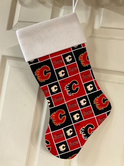Calgary Flames Christmas Stocking