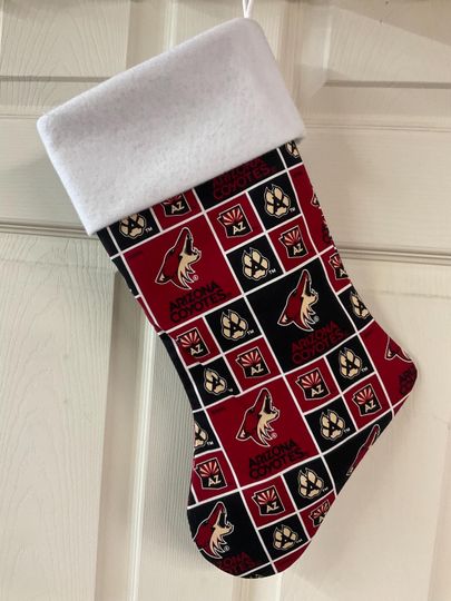 Arizonna Coyotes Christmas Stocking