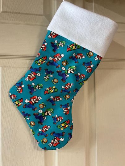 Super Mario and Luigi Christmas Stocking
