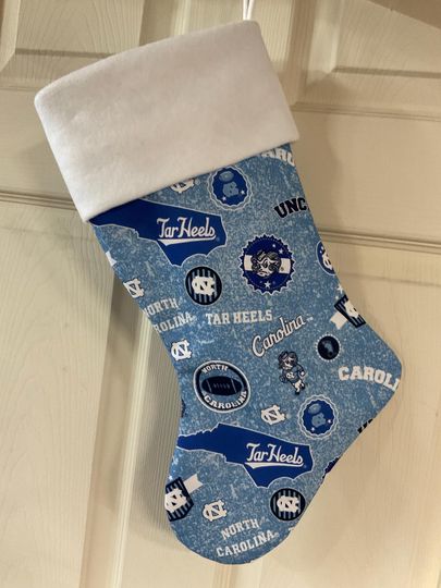 Discover NC Tarheels Christmas Stocking