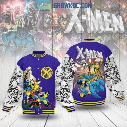 X-Men 97 Marvel Animation Comic Hero Baseball Jacket Gift For Christmas