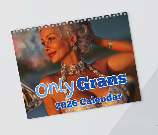 Only Grans - 2026 Wall Calendar // Funny Christmas Gift Idea / Present / Gag Idea / Secret Santa / Gift for him