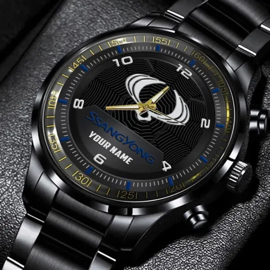 Discover Ssang Yong Stainless Steel Watch-personalize name, Gift For Fans, Christmas Gift