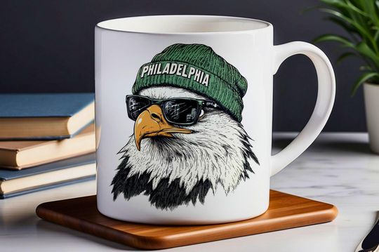 Discover Philadelphia Eagles Ceramic Mug: Football Fan Gift