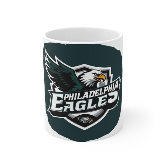 Discover Philadelphia Eagles Mug: football Fan Gift, Game Day Coffee Cup