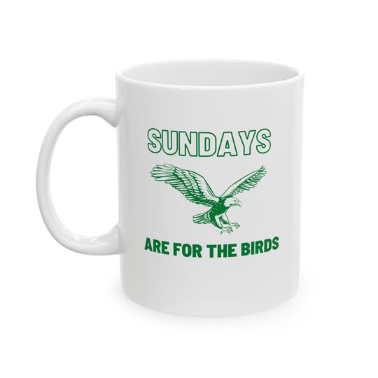 Discover Eagles Mug | Philadelphia Eagles | Let's Go Birds | Football Mug | Coffee Mug | Eagles | Philadelphia Sports | football Football