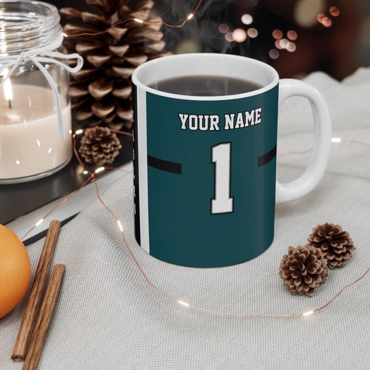 Discover Custom Eagles Mug- Home and Away Options
