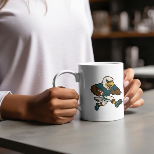 Discover Go Birds Eagles Mug Gift | Swoop Mascot football Coffee Cup | Best Gift for Eagles Fan | Philadelphia Eagles Coffee Mug | Football Game Lover Mug