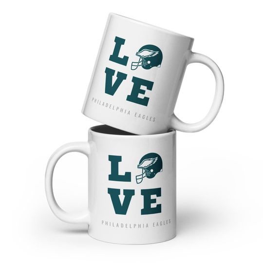Discover Philadelphia Eagles - LOVE mug (version 2)