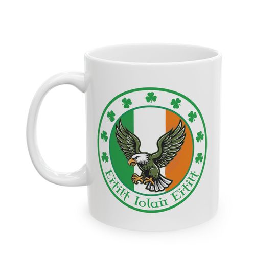 Discover Philadelphia Eagles Fly Eagles Fly Celtic Gaelic Coffee Mug, Football Fan Gift, Sports Team Mug, Eagles Pride Cup, Unique Eagles Gift