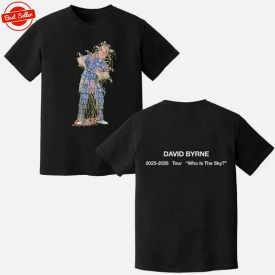 David Byrne Who Is the Sky Tour 2025-2026 T-shirt