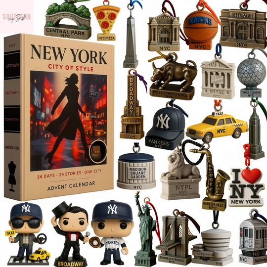 Discover New York City Of Style Acrylic Advent Calendar 2025