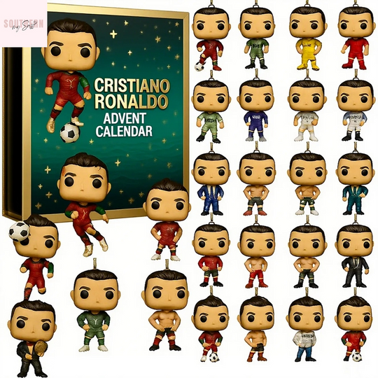 Discover Cristiano Ronaldo Soccer Acrylic Advent Calendar 2025