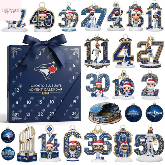 Discover Toronto Blue Jays 2025 AL East Champions Acrylic Advent Calendar Blind Box