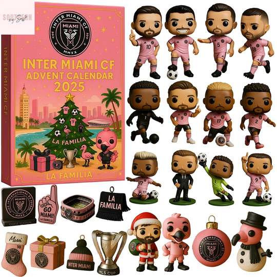 Inter Miami CF Messi and Team Acrylic Advent Calendar 2025