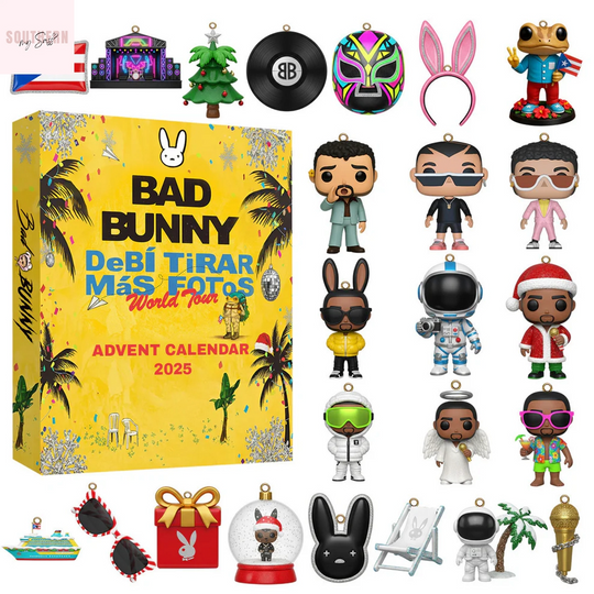 Discover Acrylic Advent Calendar Blind Box Bad Bunny Debi Tirar Mas Fotos World Tour 2025