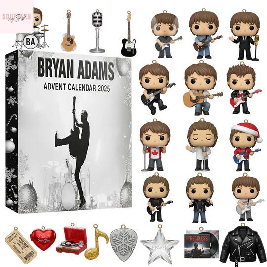 Discover Bryan Adams 2025 Acrylic Advent Calendar Blind Box