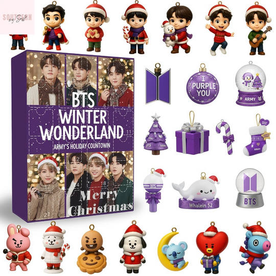 BTS Winter Wonderland 2025 Acrylic Advent Calendar Blind Box