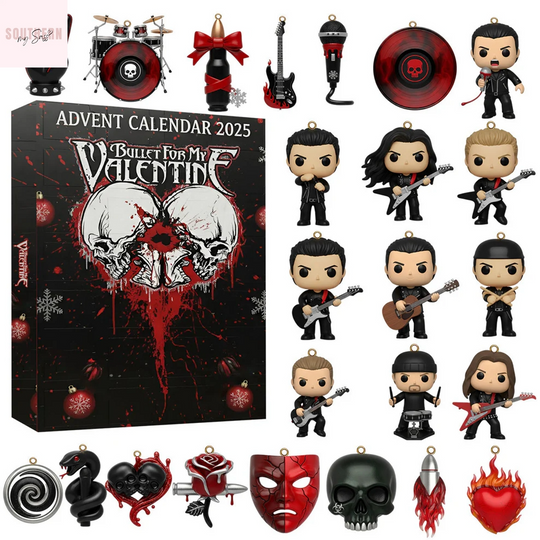 Discover Bullet For My Valentine 2025 Acrylic Advent Calendar Blind Box