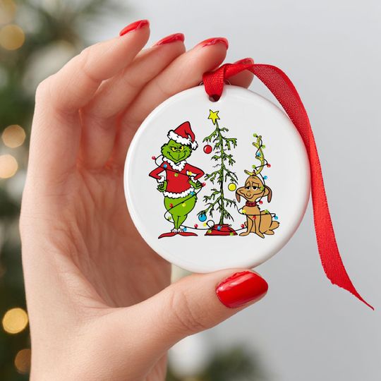Discover Christmas funny character Ornaments Ceramic Christmas Ornament funny character Dog Max Christmas Tree Ornament Funny funny character Gifts Xmas Ornament Holiday Gifts
