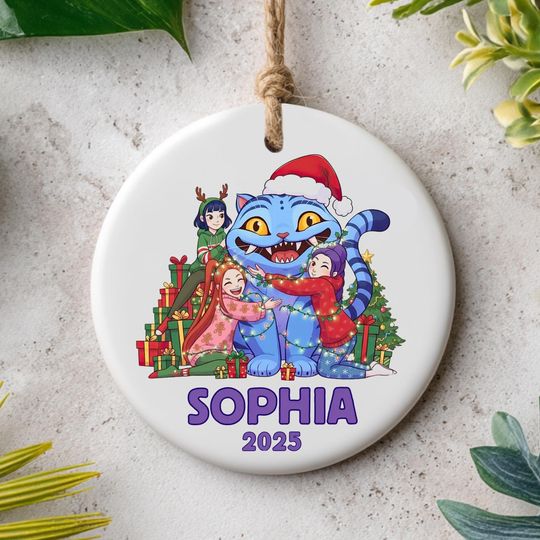 Custom Demon Hunters Ceramic Ornament, Personalized KPOP Ornament 2025