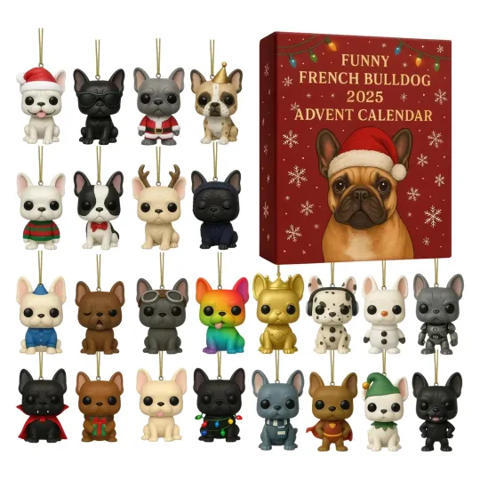 Discover Acrylic Advent Calendar Blind Box Christmas Countdown Calendar Pet Toy for Dog Lovers