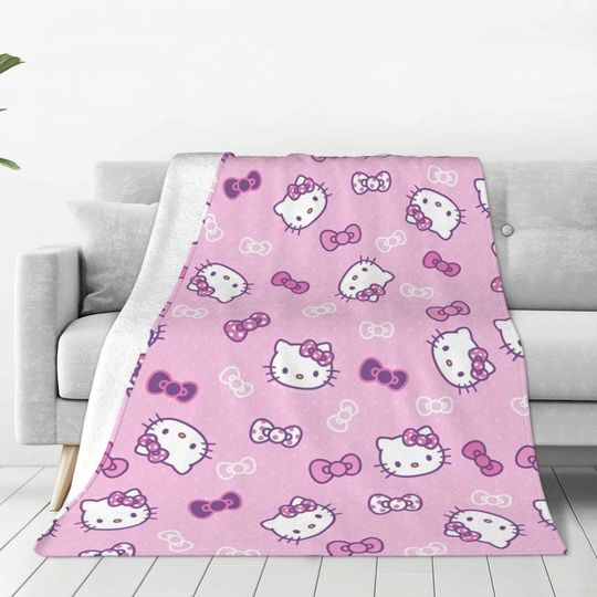 Sanrio Hello Kitty Halloween Fleece Blanket for Kids