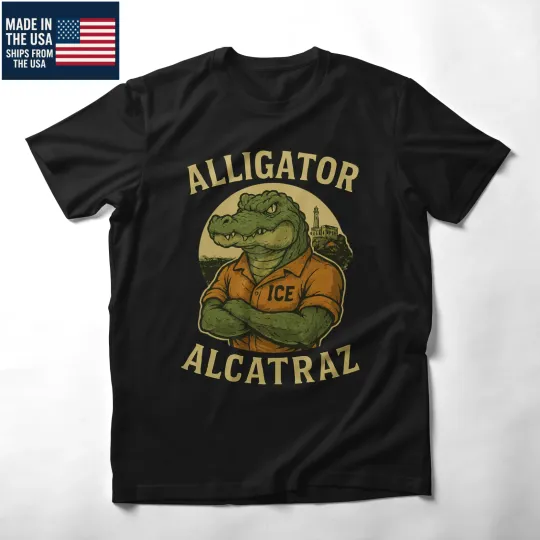 Discover Alligator Alcatraz Ice Nature’s Own Border Patrol T-Shirt for Men Women