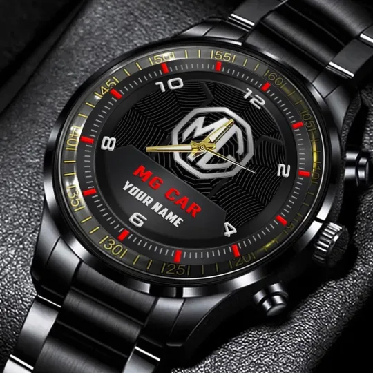 Discover MG Stainless Steel Watch, Gift For Dad, Christmas Gift