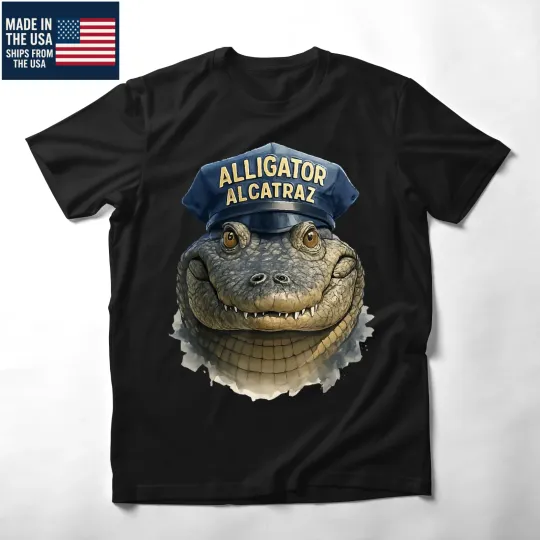 Discover Alligator Alcatraz T-Shirt Everglades Florida Parody Alligator Fan Tee