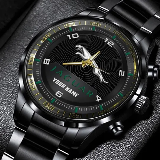 Discover Jag uar Stainless Steel Watch, Gift For Dad, Christmas Gift