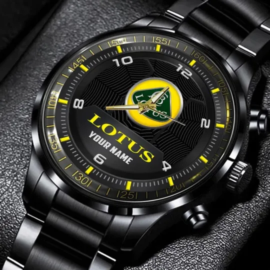 Discover Lotus Stainless Steel Watch, Gift For Dad, Christmas Gift
