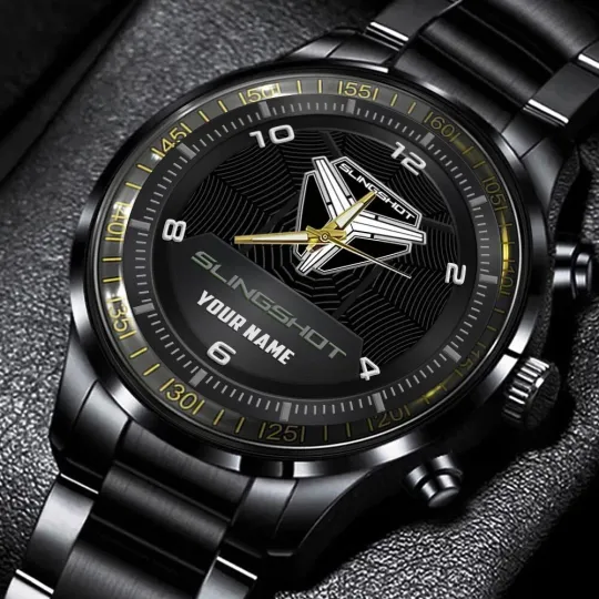 Discover Polaris Slingshot Stainless Steel Watch, Gift For Dad, Christmas Gift