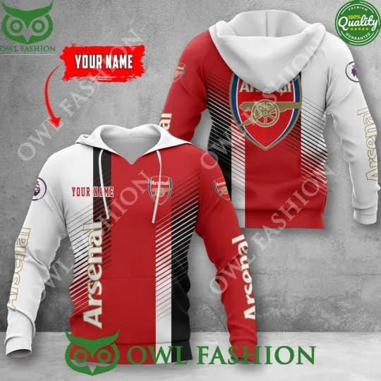 Discover EPL Arsenal FC All Over Printed 3D Hoodie Gift For Fan